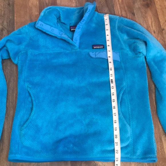 Patagonia Synchilla Snap Blue Pullover Fleece Blue Fuzzy Medium Fall 2023 - Picture 7 of 8